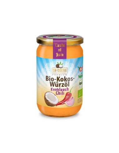 Kokos-Würzöl Knoblauch-Chili 190Ml/175G Sazonado Bio Guindil