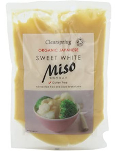 Miso Blanco Dulce Pasteurizado Bio 250 g de Clearspring