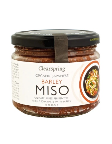 Barley Miso (Cebada) No Pasteurizado Bio 300 g de Clearspring