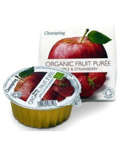 Compota De Manzana Y Fresa Bio 2x100 g de Clearspring