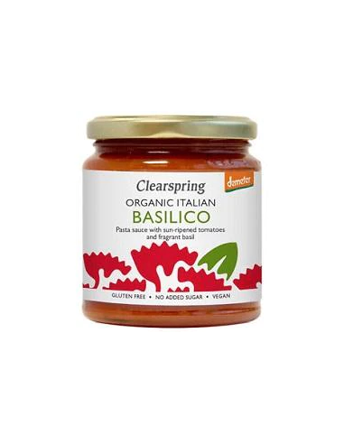 Salsa Basilico Demeter Bio 300 g de Clearspring