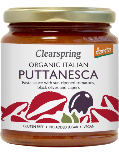 Salsa Puttanesca Demeter Bio 300 g de Clearspring