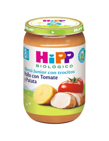Tarrito De Pollo Con Tomate Y Patata Bio 220 G De Hipp