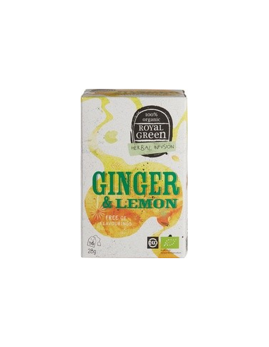 Ginger Lemon Jengibre-Limon 16Infusiones. Bio Royal Green