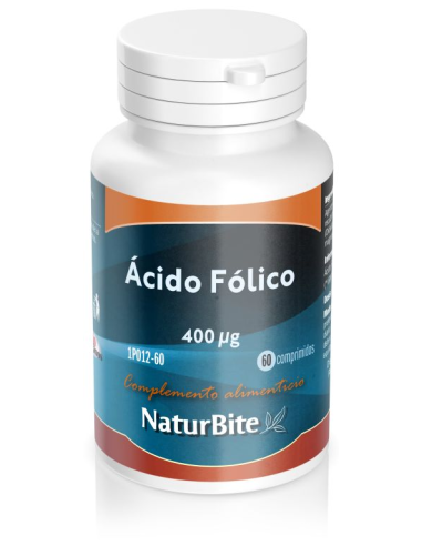 Acido Folico 400mcg, 60 Tabl. de Naturbite