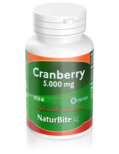 Cranberry 5000mg (Comp.Arándano Rojo), 60  de Naturbite