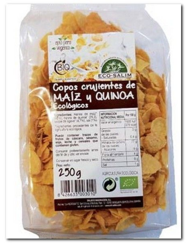 Copos De Maiz Quinoa Crujientes 250 Gramos Bio Eco Salim