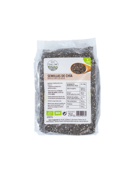 Semillas De Chia 250Gr. Bio Vegan de Eco Salim