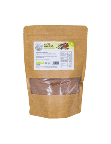 Cacao En Polvo 250 Gramos Bio Vegan Eco Salim
