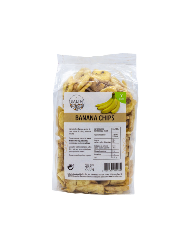 Banana Chips Deshidratada 250 Gramos Int Salim