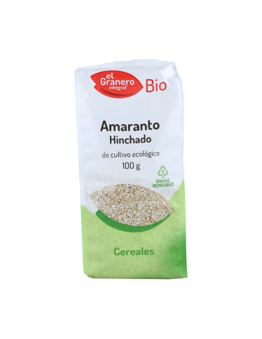 Amaranto Hinchado Bio, 100 G de El Granero Integral