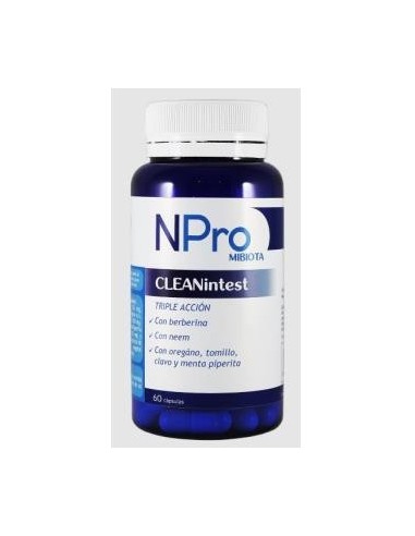 Pack 2 uds Cleanintest 60 Capsulas Npro