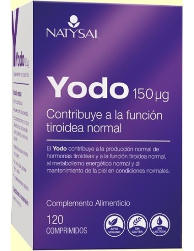 Yodo 150Mg 120Comp. Sg Vegan de Natysal