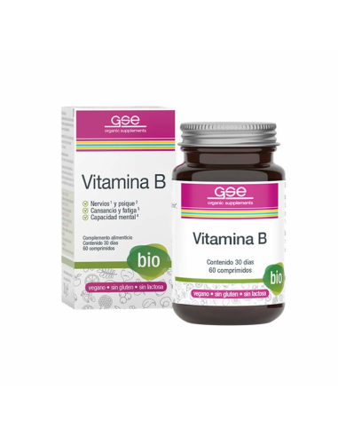 Vitamina B Co Mlex 60 Comprimidos Bio Vegan Gse