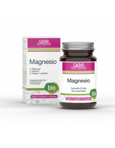 Magnesio 60 Comprimidos Bio Vegan Gse