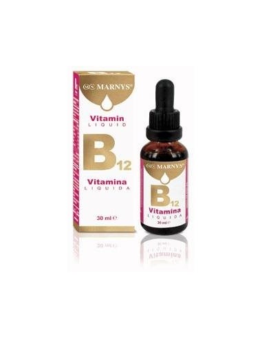 Vitamina B12 Liquida  Botella Con Pipeta - 30 Ml. Marnys