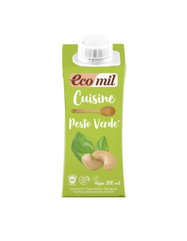 EcoMil Cuisine Pesto Verde 200 ml de Naturgreen