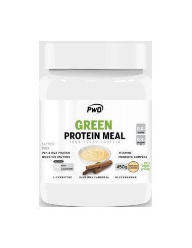 Green Protein Meal Creme Brule-Cinnamon 450 Gramos Pwd Nutrition