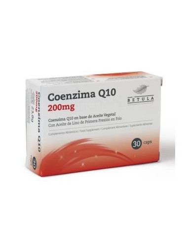 Coenzima Q10 200Mg 30 Cápsulas  Betula