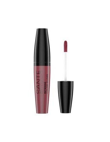 Brillo De Labios Intenso 03 Stubborn Plum 5,3 Mililitros Sante Naturkosmetik