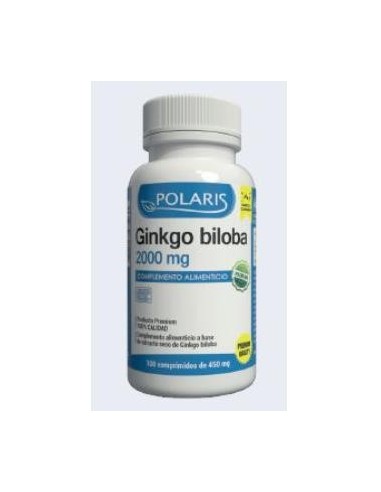 Ginkgo Biloba 2000Miligramos 100 Comprimidos Polaris