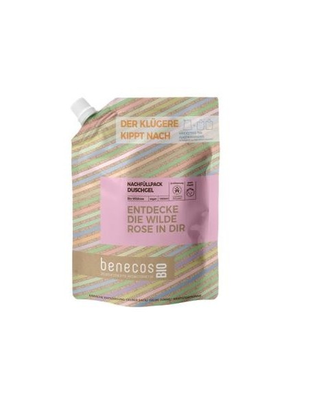 Gel De Baño Rosa M.Recarga 1Lt. Bio Vegano Benecos