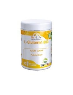 L-Glutamina 800 Miligramos 60 Cápsulas  Be-Life