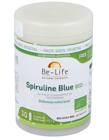 Spiruline Blue 30 Cápsulas  Be-Life