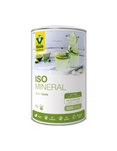 Iso-Mineral Sabor Lima 600 Gramos Sg Vegan Raab Vitalfood
