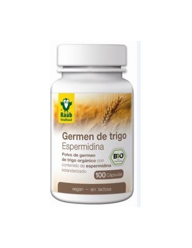 Espermidina Germen De Trigo 600Mg 100Cap Bio Vegan Raab Vitalfood