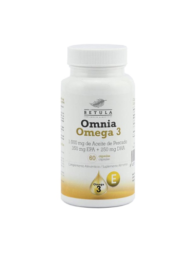 Omega 3+D 60 Cápsulas  Betula