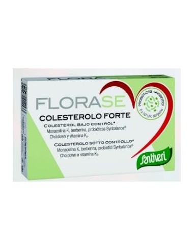 Florase Colesterolo Forte 40 Cápsulas  Santiveri