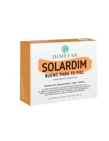 Solardim Bueno Para Tu Piel 30Cap. de Dimefar