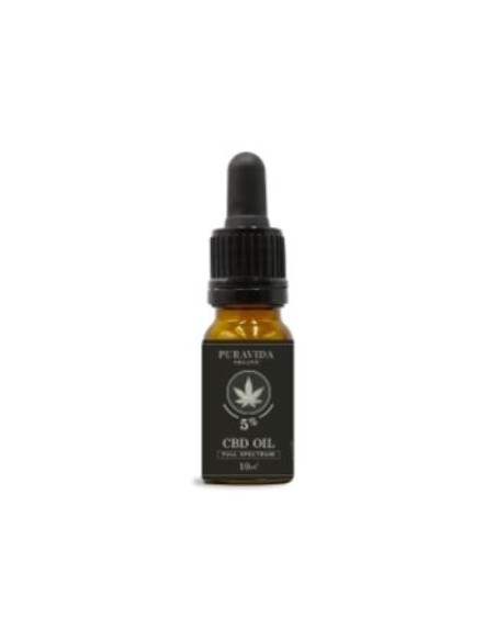 Cbd Oil Full Spectrum 5% 500Miligramos 10 Mililitros Puravida Organic