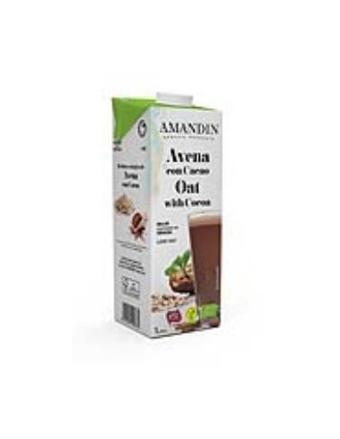 Bebida Vegetal De Avena Con Cacao 1Lt 6Uds. Amandin