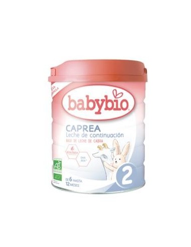 Leche de Cabra Babybio CAPREA 2 (desde  6 meses) 800g de Baby Bio