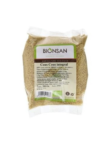 Cuscus Integral 500 Gramos Eco Bionsan