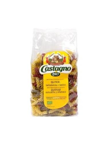 Espirales De Trigo Con Quinoa Remolacha 500 gramos Eco de Castagno