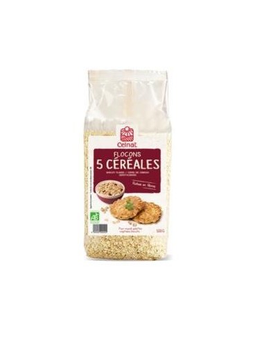Copos 5 Cereales Bio 500 Gramos Celnat