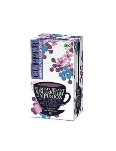 Grosella Negra Y Arandano Infusion 20 Bolsitas. Bio de Cupper