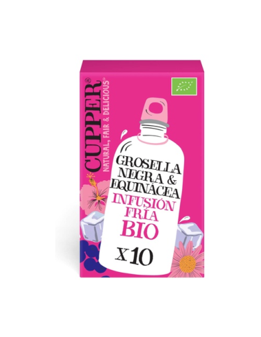 Grosella Negra Y Echinacea Infusion Fria 10 Bolsitasa Cupper