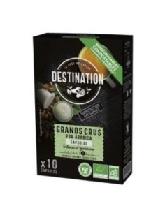 Capsulas Biodegradables Pur Arabica Grands Crus Bio, 10X5,5 G de Destination