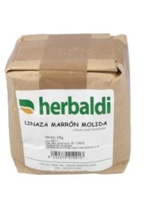 Semillas De Lino Marron Molido 1 Kilo Herbaldi