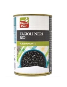 Alubias Negras En Lata 400 Gramos Bio La Finestra Sul Cielo