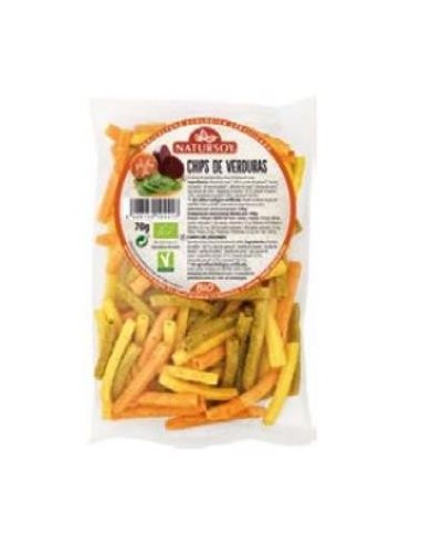 Chips De Verduras 70 Gramos Bio Natursoy