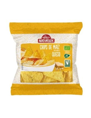 Chips De Maiz Y Queso 75 Gramos Bio Natursoy