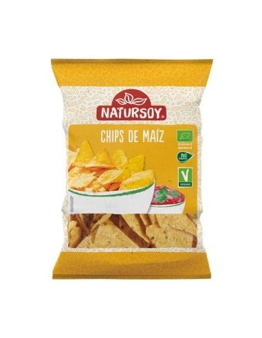 Chips De Maiz 125 Gramos Bio Vegan Natursoy