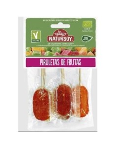 Piruletas 5 Sabores 75Gr. de Natursoy