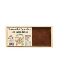Turron De Chocolate Con Arandanos Bio 200 Gramos** Chocolates Sole