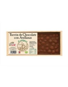 Turron De Chocolate Con Avellanas 200 Gramos Bio** Chocolates Sole